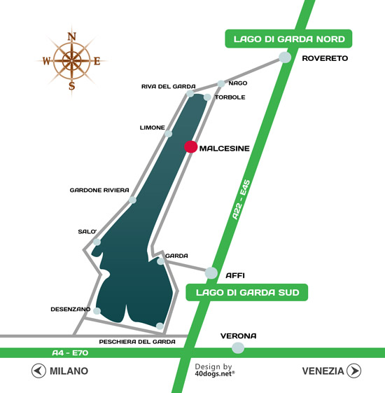 mappa lago di garda style=